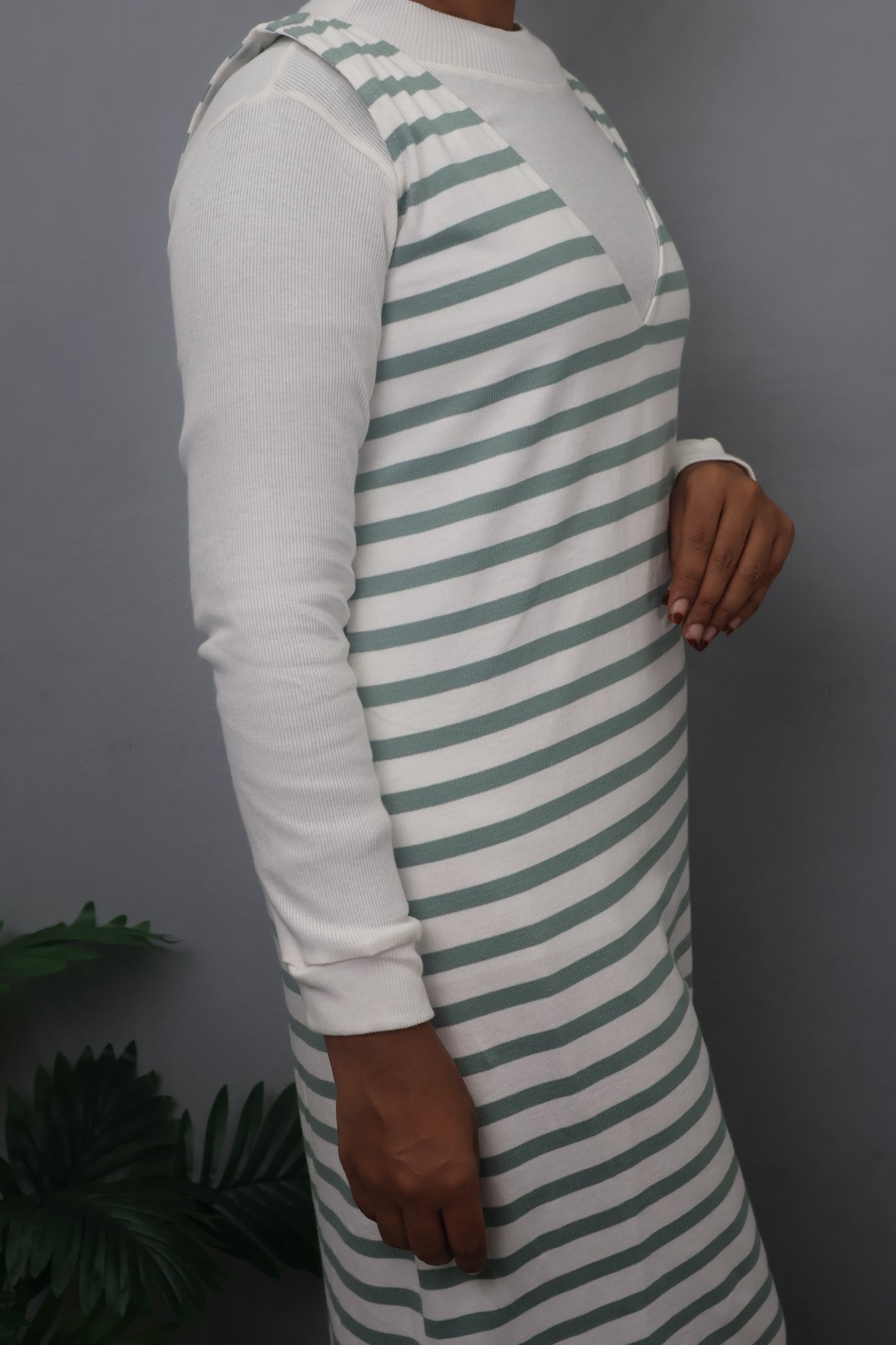 Mint Stripe Layer Dress