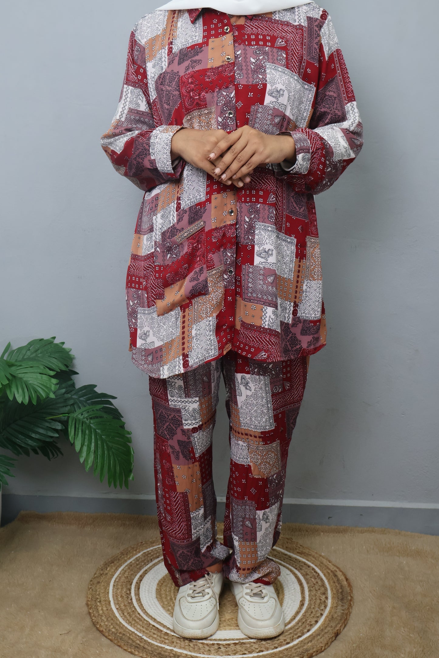 Indigo Patch Co-ord Set