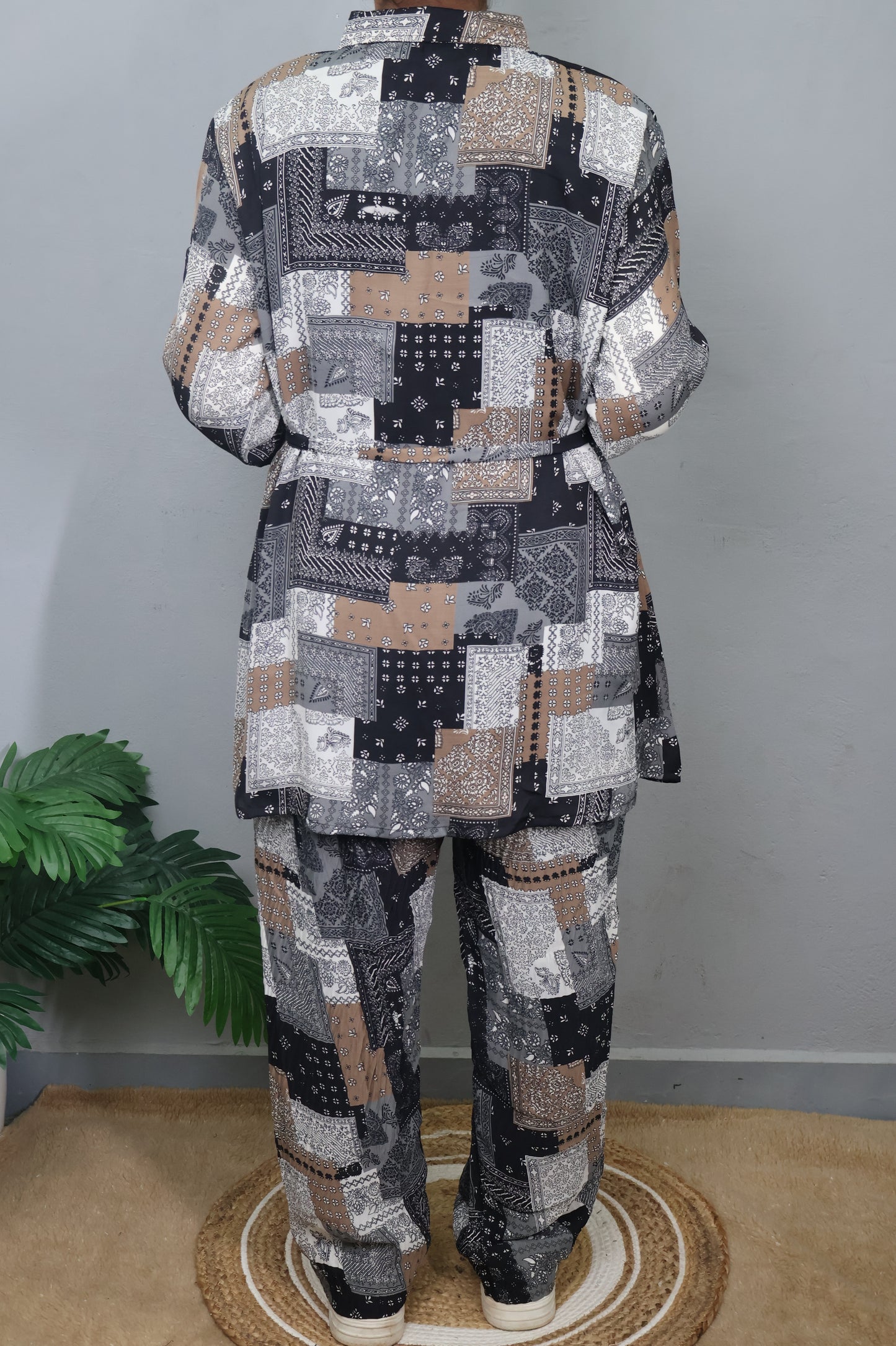 Indigo Patch Co-ord Set