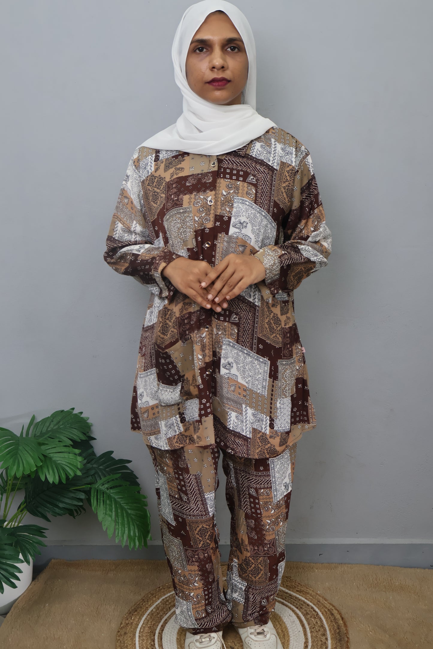 Indigo Patch Co-ord Set