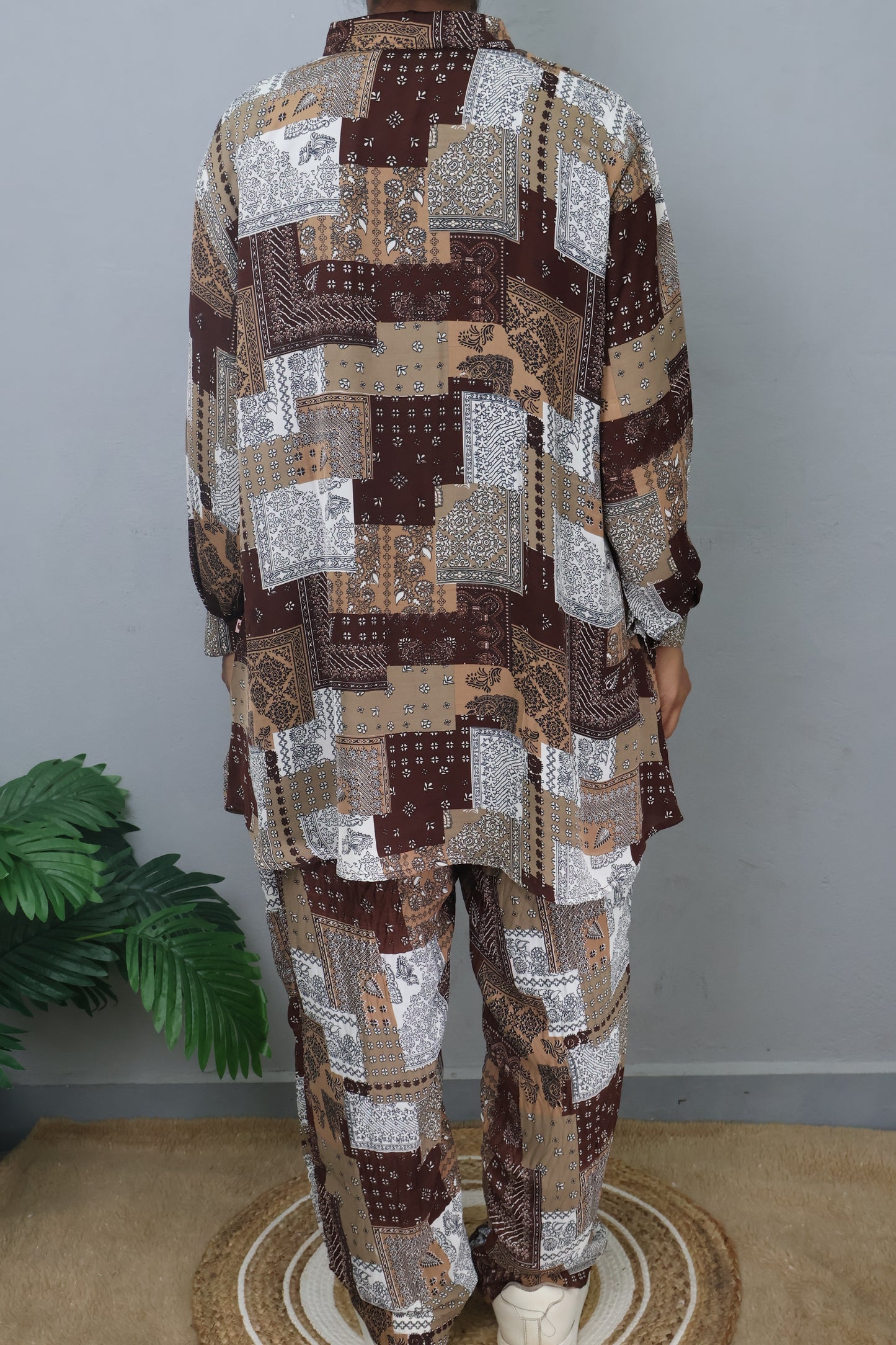 Indigo Patch Co-ord Set