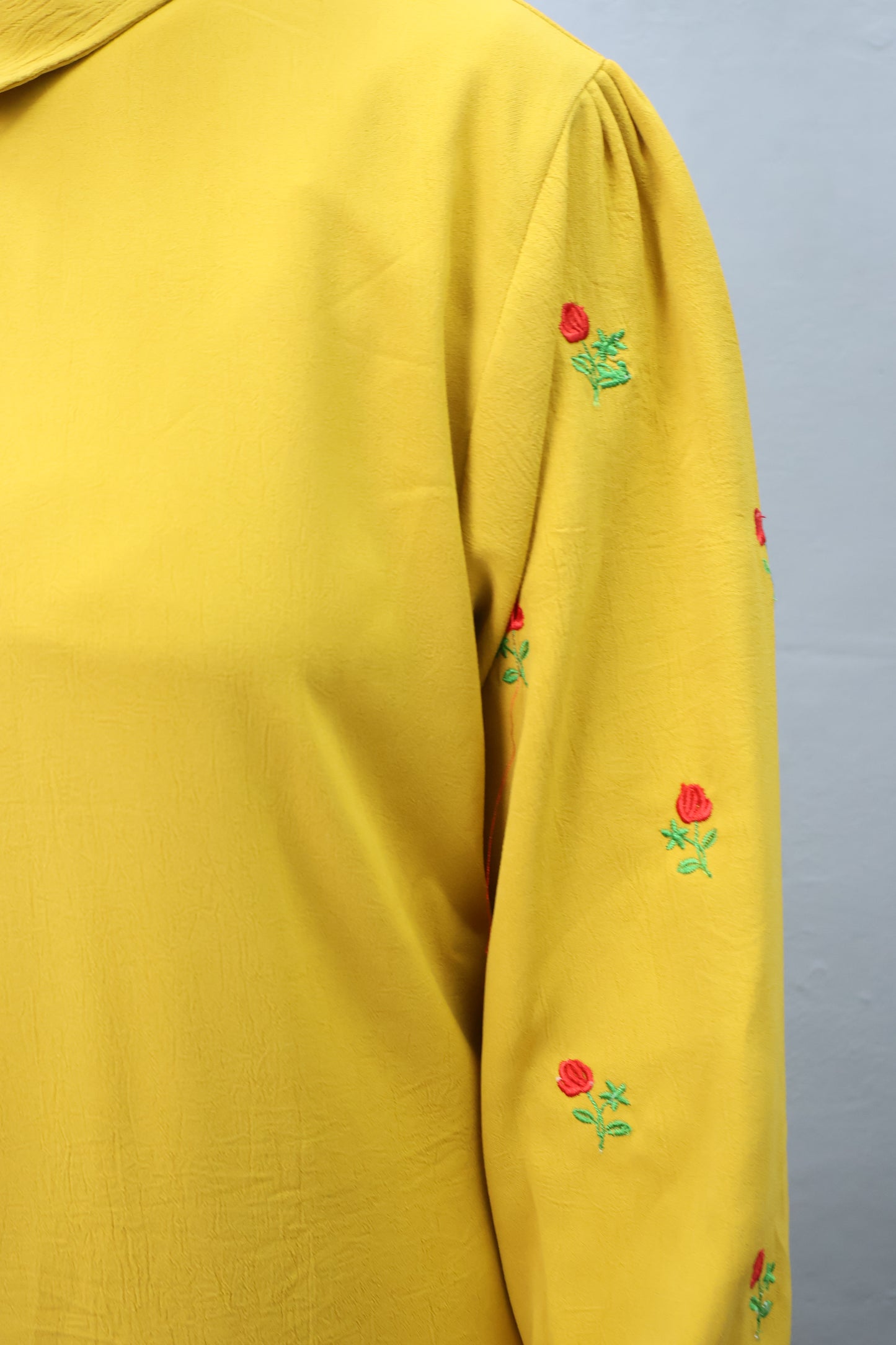 A-Line Kurta Set with Balloon Sleeves