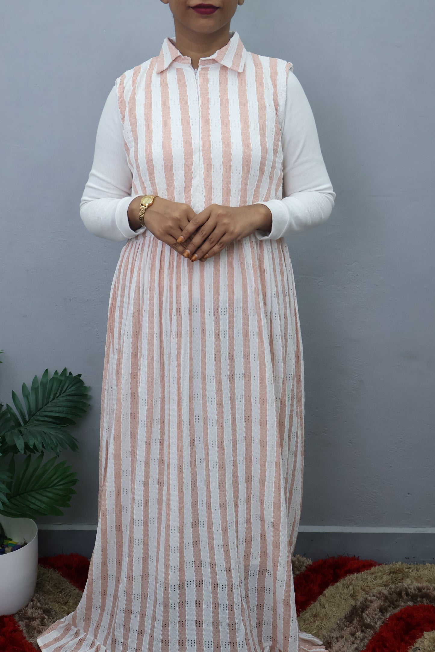 Elegant Drape Maxi Dress