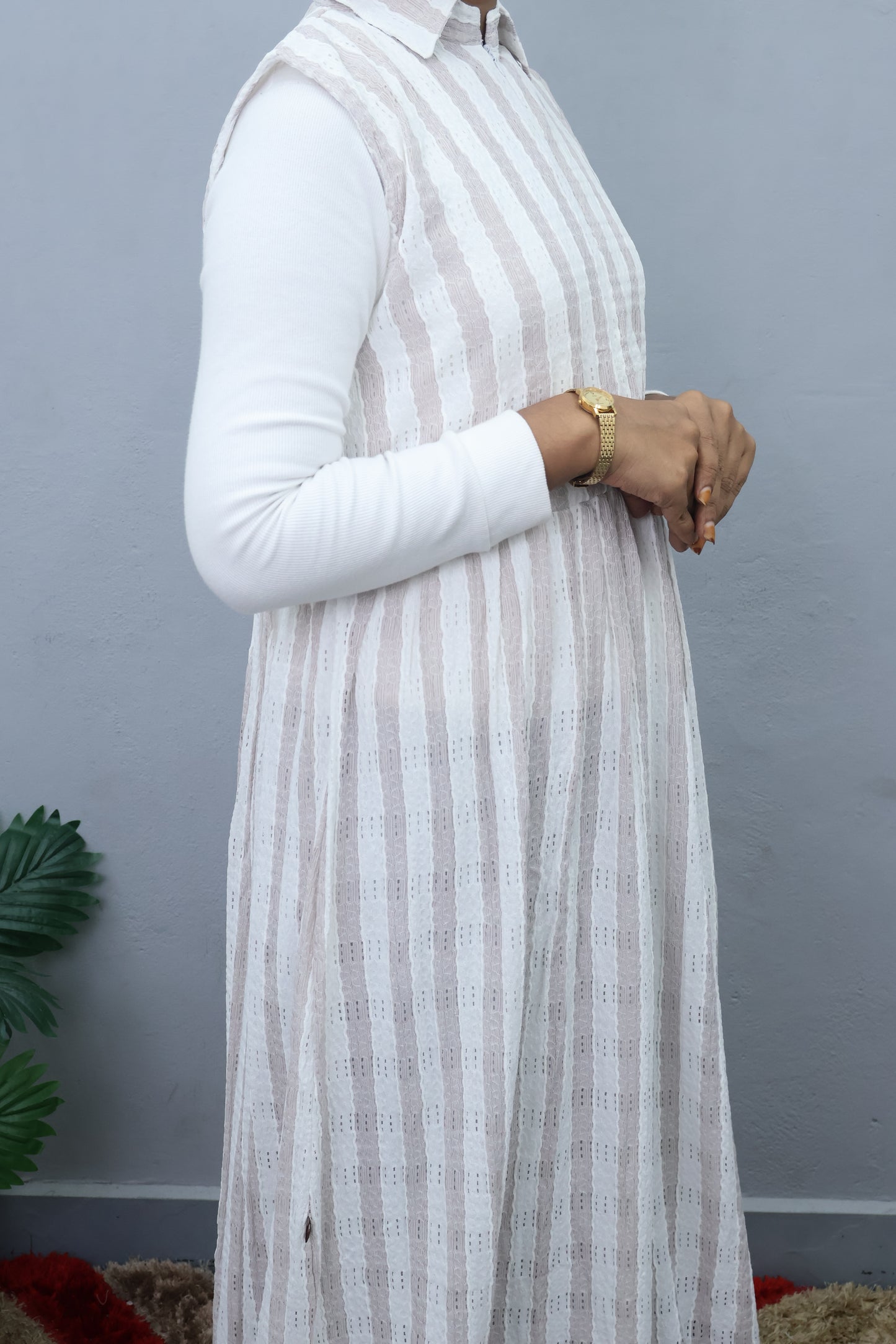 Elegant Drape Maxi Dress