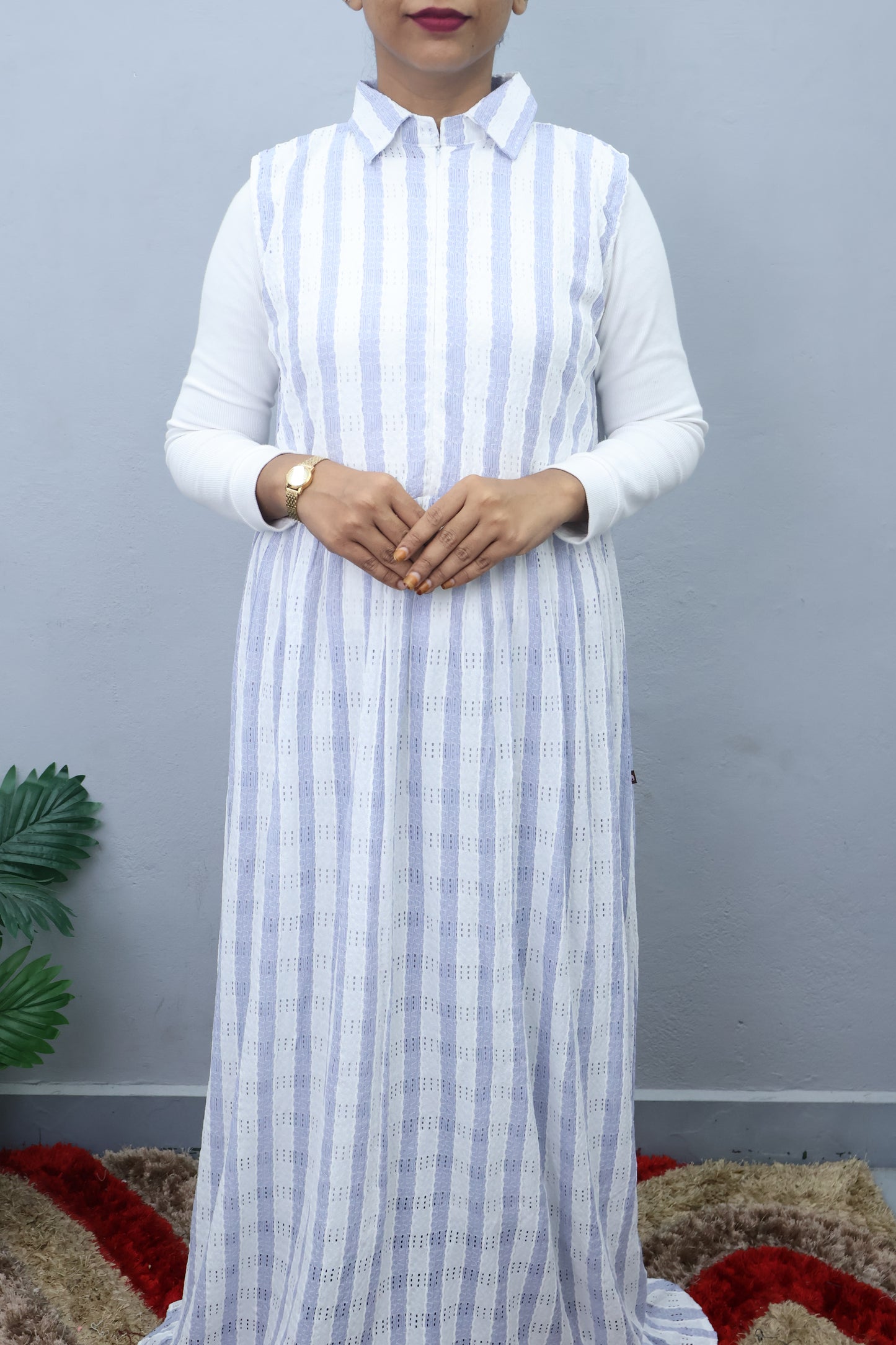 Elegant Drape Maxi Dress