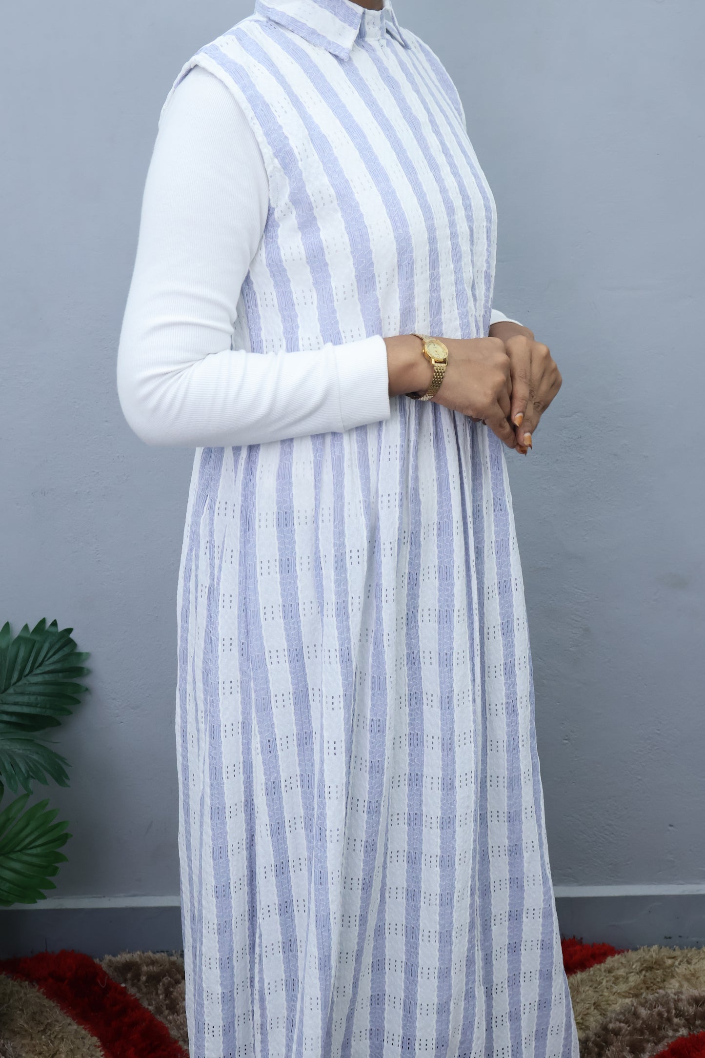 Elegant Drape Maxi Dress