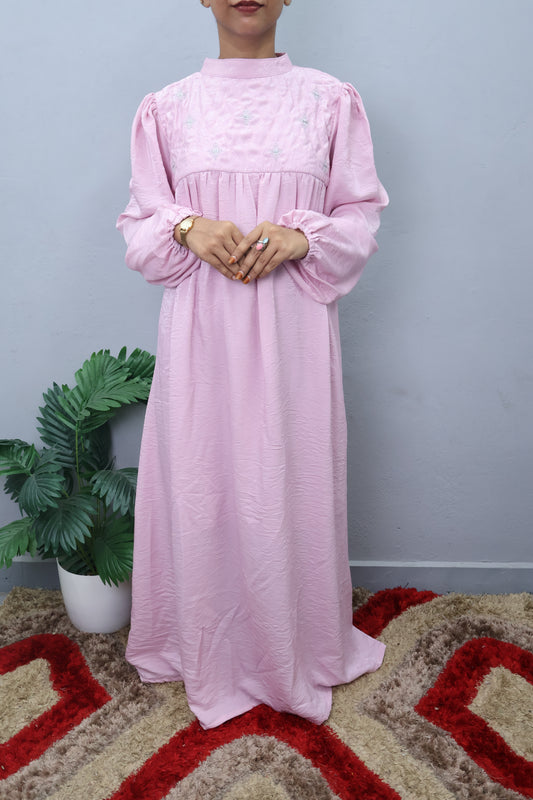 Soft Aura Pleated Dress