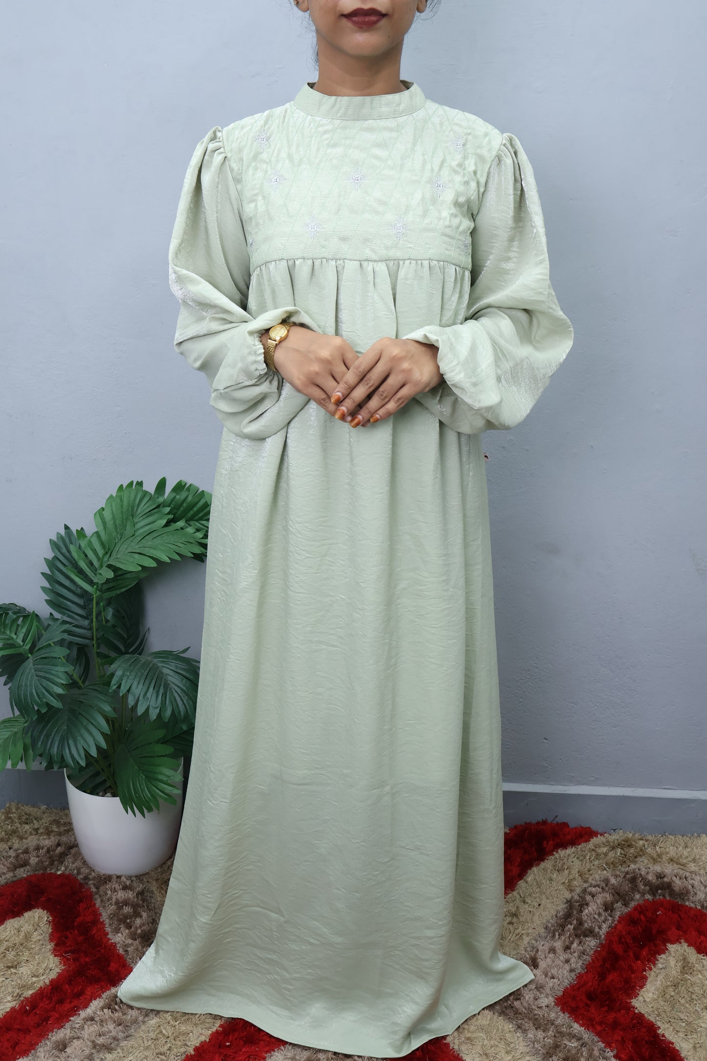 Soft Aura Pleated Dress