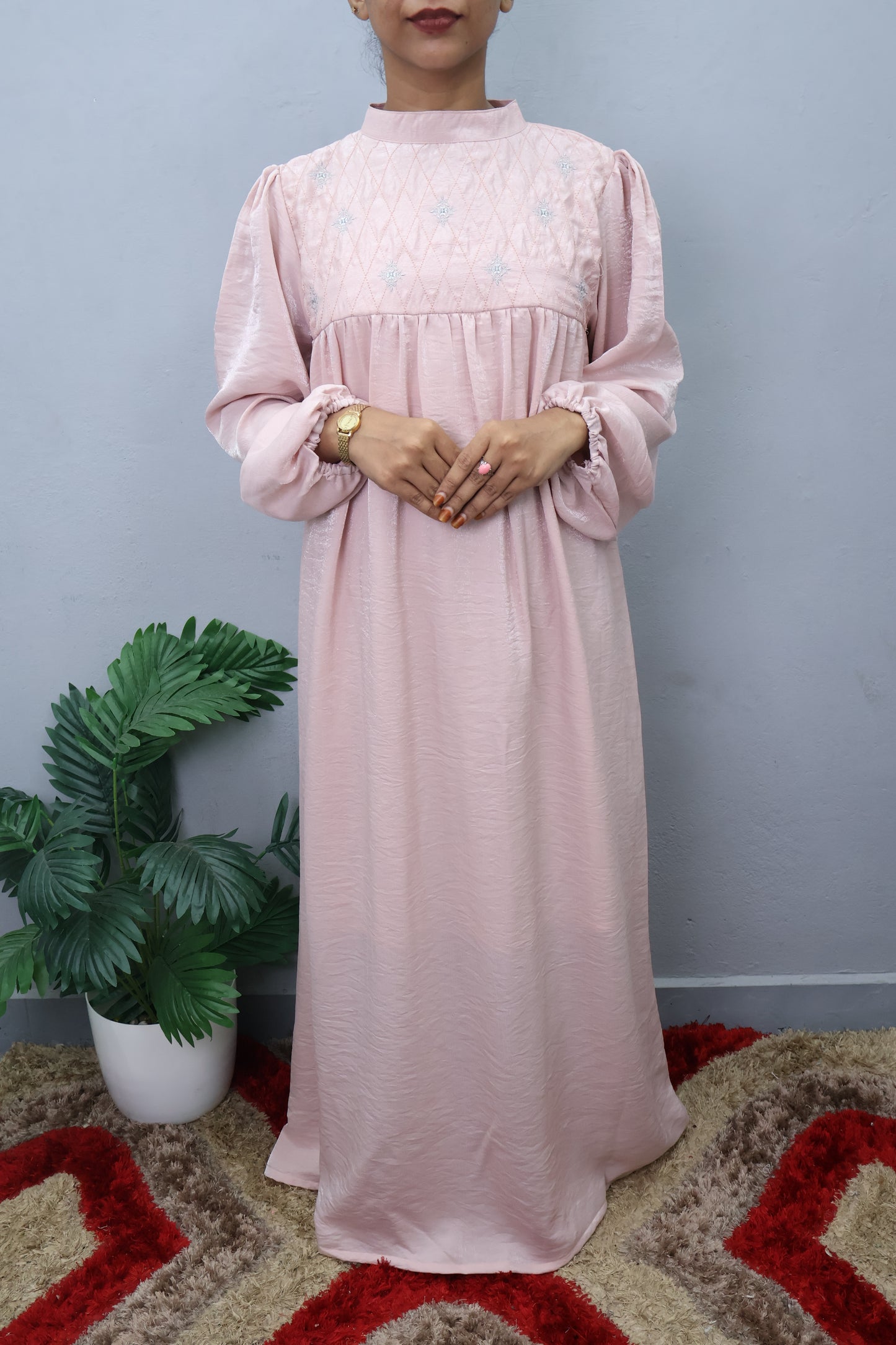 Soft Aura Pleated Dress