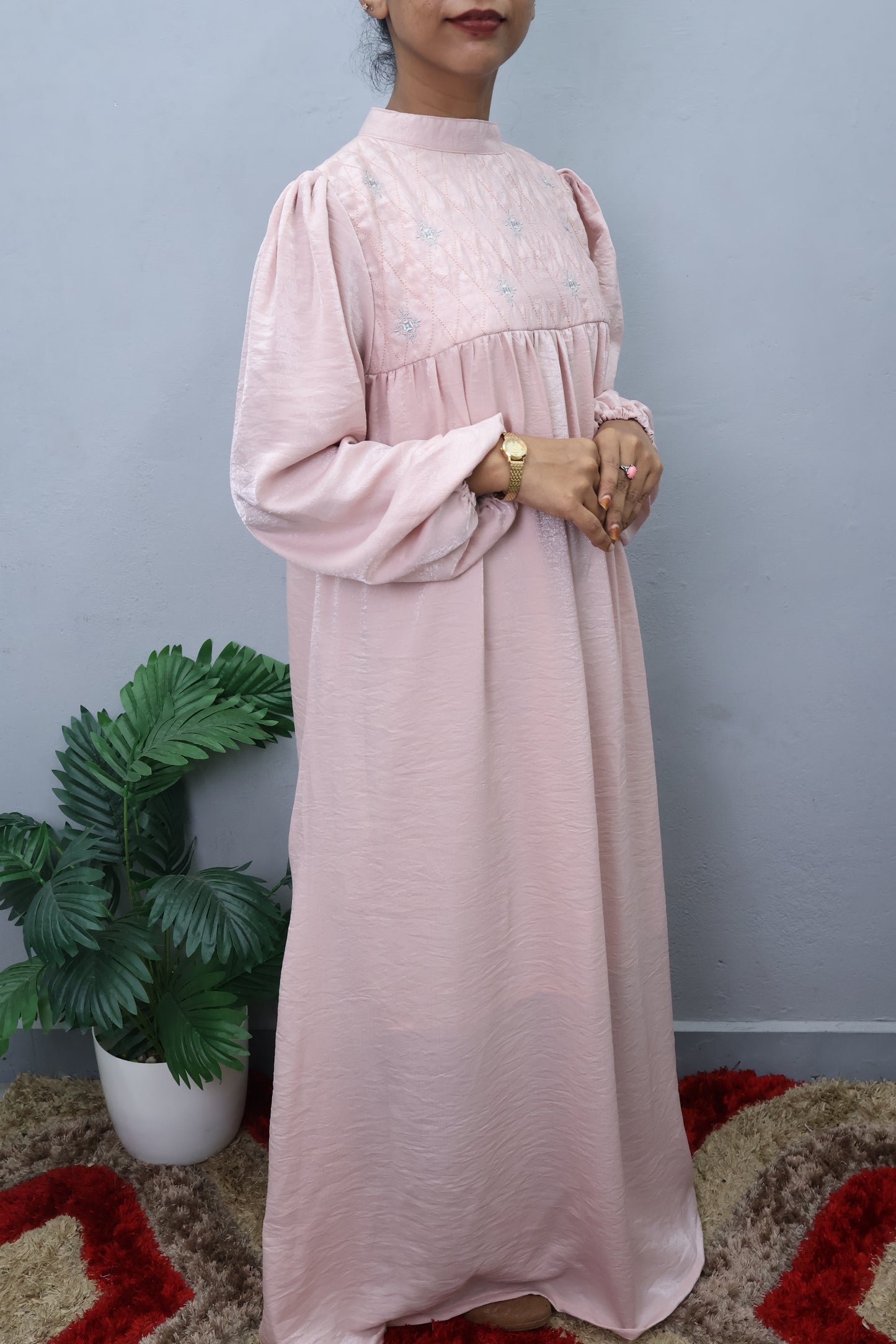 Soft Aura Pleated Dress