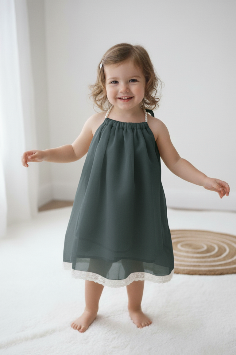 Sage Mist Party Dress